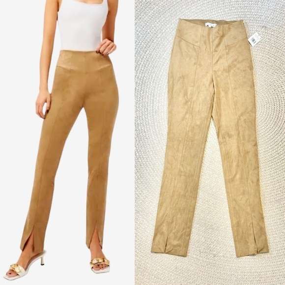 Good American Suede Pants - Picture 1 of 6
